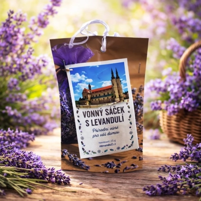 Pytlíček s levandulí , organza, 25 g - velehrad